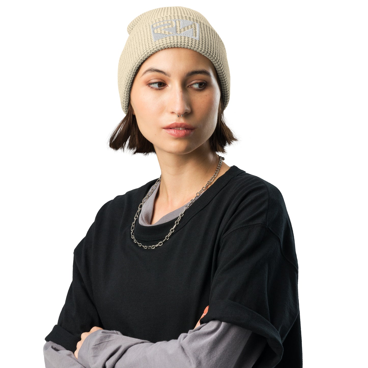R.H. Waffle beanie